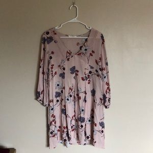 Pink Floral Dress